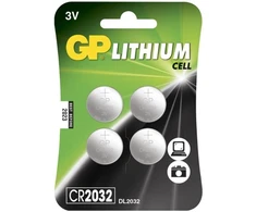 Elementai GP LITHIUM CR2032. 3V. 4vnt
