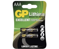 Elementai GP Lithium AAA/LR03, 2 vnt.