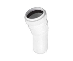 Magnaplast Vidaus kanalizacijos alkūnė HTplus, Ø 40 mm, 45°, balta