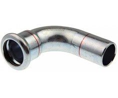 Plieninė pres. alkūnė KAN-therm d.15x90', v/i