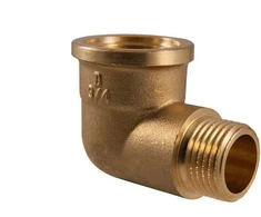 Alkūnė redukuota 210R, TDM Brass, ¾"vidus x ½"išorė