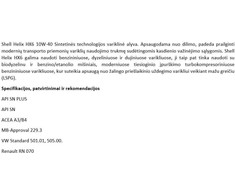 Shell Helix HX6 10W-40 pusiau sintetinė alyva, 5 l
