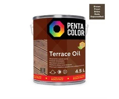 Terasų aliejus Pentacolor Terrace Oil, ruda sp., 4.5 l