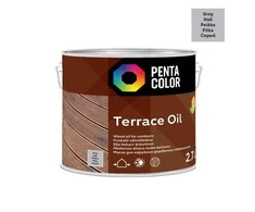 Terasų aliejus Pentacolor Terrace Oil, pilka sp., 2.7 l