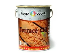 Terasų aliejus Pentacolor Terrace Oil, tamsiai ruda sp., 4.5 l