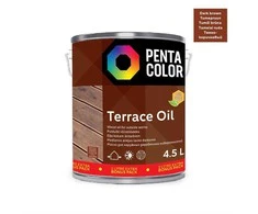 Terasų aliejus Pentacolor Terrace Oil, tamsiai ruda sp., 4.5 l