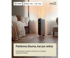 Tepalinis šildytuvas Mill AB-H1000MEC, 1000 W