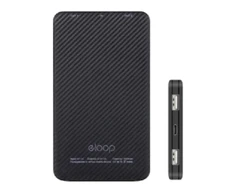 Eloop E30 Mobile Power Bank 5000mAh juodas