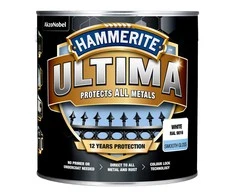 Emaliniai dažai HAMMERITE ULTIMA SMOOTH, blizgūs, baltos sp., 2,2 l