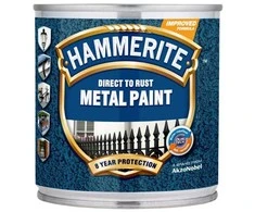Metalo dažai HAMMERITE HAMMERED FINISH, tamsiai žalios sp., 250 ml
