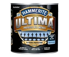 Emaliniai dažai HAMMERITE ULTIMA SMOOTH, blizgūs, antracito sp., 2,2 l