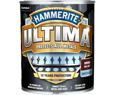 Emaliniai dažai HAMMERITE ULTIMA SMOOTH, blizgūs, rudos sp., 0,7 l