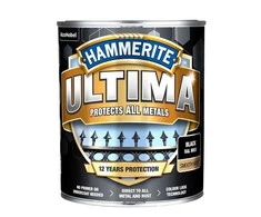 Hammerite PAINT ULTIMA Matinis Juodas 0.7L