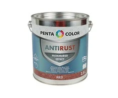 Pentacolor DAŽAI PENTAC ANTIRUST HAMMERED RAUDONI 2,5L