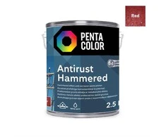 Pentacolor DAŽAI PENTAC ANTIRUST HAMMERED RAUDONI 2,5L