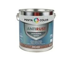 Pentacolor DAŽAI PENTAC ANTIRUST HAMMERED BRN 2,5L