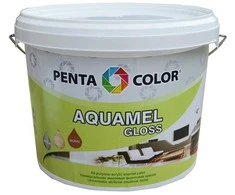 Pentacolor Dažai „AQUAMEL“ balti, 3kg, blizgūs