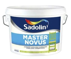 Vandeniniai alkidiniai dažai SADOLIN MASTER NOVUS 15, pusiau matiniai, baltos sp., 2,5 l