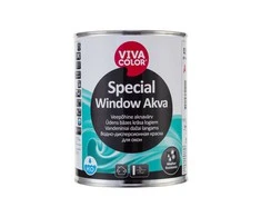 Emaliniai dažai, langams/metalo konkstrukcijoms, apsaugant nuo korozijos Vivacolor Special Window Akva, pusiau blizgus, 0.9 l,
