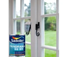 Langų ir durų dažai SADOLIN PANORAMA, pusiau blizgūs, baltos sp., 1 l
