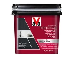 V33 PAINT KITCHEN PERF Juodas 0.75L