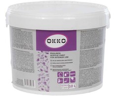 Emulsiniai dažai Okko, balti, 10 l