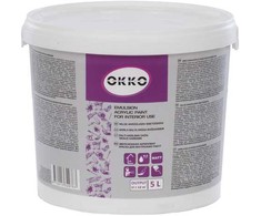 Emulsiniai dažai Okko, balti, 5 l