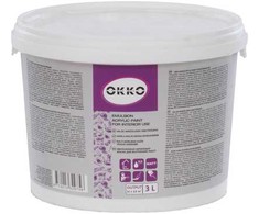Emulsiniai dažai Okko, balti, 3 l