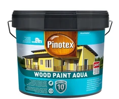 Medinių fasadų dažai PINOTEX WOOD PAINT AQUA, BW bazė, 9 l