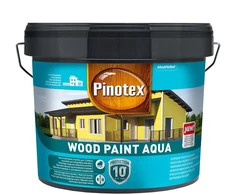 Medinių fasadų dažai PINOTEX WOOD PAINT AQUA, geltonos sp., 9 l