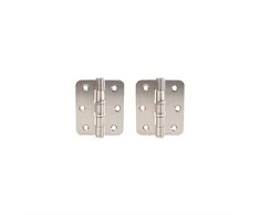 Haushalt Durų lankstas, 63 mm x 75 mm x 2.5 mm, nikelio sp. 2 vnt.