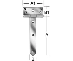 0521587 VYRIS T-FORMOS 250X33MM DAŽ JUODA VORMANN