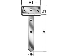 0521594 VYRIS T-FORMOS 400X38MM DAŽ JUODA VORMANN