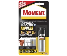Epoksidiniai klijai „Moment Repair Express“, 0,048 kg, baltos spalvos.