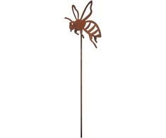 Esschert_Des Dekoracija „Bitė” TT243, 8 cm x 0.4 cm x 38.3 cm, ruda