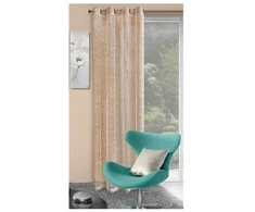 Eurofirany Dieninė užuolaida Amanda, ruda sp., 140 cm x 250 cm