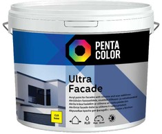 Fasadinių dažų bazė Pentacolor, emulsiniai, visiškai matiniai, 5 l