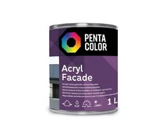Fasadiniai dažai Pentacolor Acryl Facade, balti, 1 l