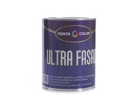 Fasadiniai dažai Pentacolor Ultra Facade, balti, 1 l
