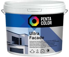 Fasadiniai dažai Pentacolor Ultra Facade, balti, 5 l