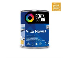Fasāžu krāsa Pentacolor Villa Novus, dzeltena krās., 1 l