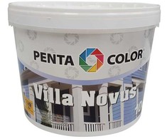 Fasadiniai dažai Pentacolor Villa Novus, pilkos spalvos, 10 l