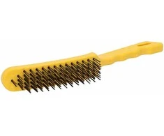 Faster Tools Rankinis šepetys Plieniniai šeriai 5 eilutės Plastikinis korpusas