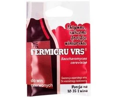 Sausas vyno raugas Biowin raudonam vynui Fermi