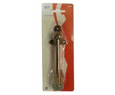 Įtvirtinimas Haushalt DS079 137/41, žalvaris, 13,7 cm x 4,1 cm, skersmuo 3 cm
