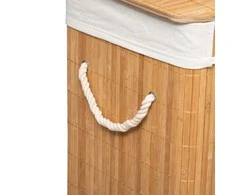 Five S Smart Veļas grozs 5five Simply Smart, 60 l, balta/bēša, 40 cm x 30 cm