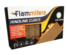 Ugnies įdegtukai kubeliais FLAMMIFERA, 128 vnt.