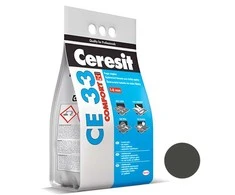 Plytelių siūlių glaistas CERESIT CE33 SUPER 16, grafito sp., 2kg