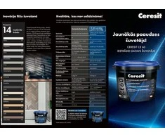 Plytelių siūlių glaistas CERESIT CE60, polimerinis, iki 6 mm, balta sp., 2kg