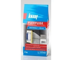 KNAUF FLEXFUGE UNIVERSAL MANHATTAN 5KG Elastinis plytelių siūlių užpildas(nuo 1-20 mm)